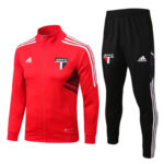Conjunto de chándal rojo de La Sao Paulo 2022-2023 Conjunto de chándal rojo de La Sao Paulo 2022-2023