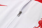 Cremallera de la chaqueta del chándal blanco del Liverpool 2022-2023