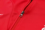 Cremallera de la chaqueta del chándal rojo del Liverpool 2022-2023