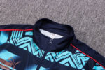Cuello del chándal azul oscuro del Manchester City 2022-2023 Cuello del chándal azul oscuro del Manchester City 2022-2023