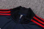 Cuello del chándal azul zafiro del Arsenal 2022-2023