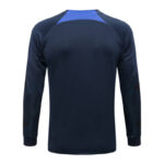 Dorso de la chaqueta del chándal zafiro del Chelsea 2022-2023