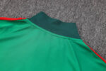 Dorso del cuello del chándal verde oscuro de México 2022-2023