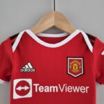 Body del Manchester United primera equipación 2022-2023 Cuello Body del Manchester United primera equipación 2022-2023 Cuello
