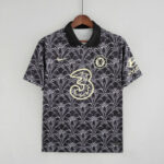Camiseta Chelsea clásica Negra dorada 2022-2023 frontal