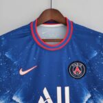 Camiseta PSG edición especial azul y blanco cuello Camiseta PSG edición especial azul y blanco cuello