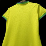 Camiseta local de Brasil mujer versión fan 22-23 dorso Camiseta local de Brasil mujer versión fan 22-23 dorso