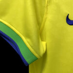Camiseta local de Brasil mujer versión fan 22-23 manga Camiseta local de Brasil mujer versión fan 22-23 manga