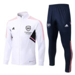 Conjunto de chándal blanco del arsenal 2022-2023 Conjunto de chándal blanco del arsenal 2022-2023