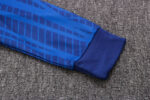 Manga de la chaqueta del chándal azul de los Paises Bajos 2022-2023 Manga de la chaqueta del chándal azul de los Paises Bajos 2022-2023
