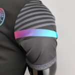 Polo Manchester City Negro 2022-2023 manga Polo Manchester City Negro 2022-2023 manga