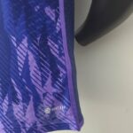 Camiseta Argentina para el Mundial Qatar color violeta 2022 -versión jugador tecnología