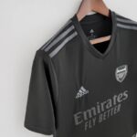 Camiseta Arsenal edición negra 2022-2023 - versión fan lateral camiseta arsenal negra 2023 pecho