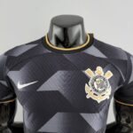 Camiseta Corinthians visitante 2022-2023 cuello frontal