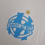 Camiseta Olympique Marsella Edición Heritage Blanca 2022-2023 escudo