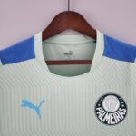 Camiseta Treino Palmeiras 2022-2023 verde claro cuello Camiseta Treino Palmeiras 2022-2023 verde claro cuello