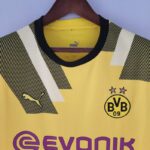 Camiseta Borussia Dortmund tercera equipación 2022-2023 cuello frontal Camiseta Borussia Dortmund tercera equipación 2022-2023 cuello frontal