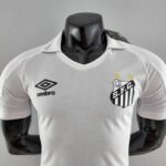 Camiseta Santos FC Local 2022-2023 - Versión jugador cuello frontal Camiseta Santos FC Local 2022-2023 - Versión jugador cuello frontal