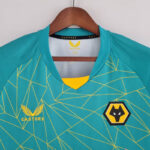 Camiseta Wolves segunda equipación 2022-2023 cuello frontal Camiseta Wolves segunda equipación 2022-2023 cuello frontal