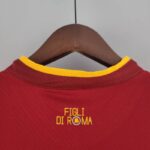 Camiseta AS Roma primera equipación 2022-2023 dorso del cuello