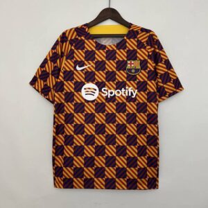 Camiseta FC Barcelona prepartido - Senyera 2023-2024 frontal
