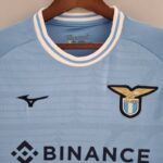 Camiseta Lazio primera equipación 2022-2023 cuello frontal Camiseta Lazio primera equipación 2022-2023 cuello frontal