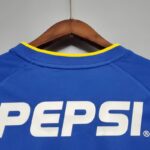 camiseta boca juniors 2002 cuello anterior