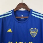 camiseta boca juniors azul cuello redondo