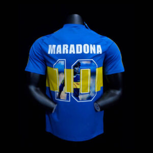 Cincuenta Vadear Disparidad Camiseta Retro Conmemorativa MARADONA/10 1981 - Boca Juniors - IMBICTOZ