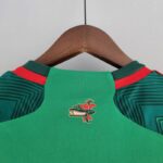 camiseta mexico 2022 verde cuello anterior