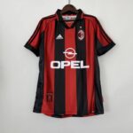 camiseta retro ac milan