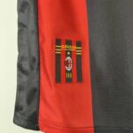 camiseta retro ac milan parche