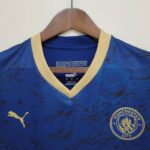 camiseta edición especial manchester city azul cuello en v camiseta edición especial manchester city azul cuello en v