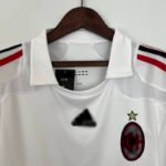 camiseta retro ac milán cuello camisa camiseta retro ac milán cuello camisa