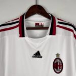 camiseta ac milán 2009-2010 cuello frontal