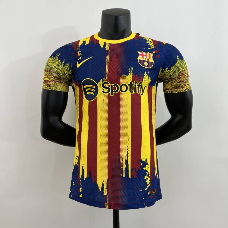Firma Naranja Fc Barcelona Camiseta 2024 Mateu Season Comes Mundo