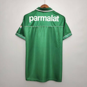 camiseta retro palmeiras verde dorsal