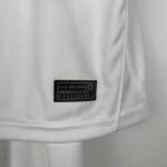 camiseta fc barcelona niño 2024 blanca parche