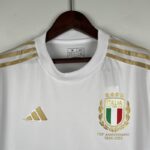 camiseta italia 2023 blanca cuello redondo