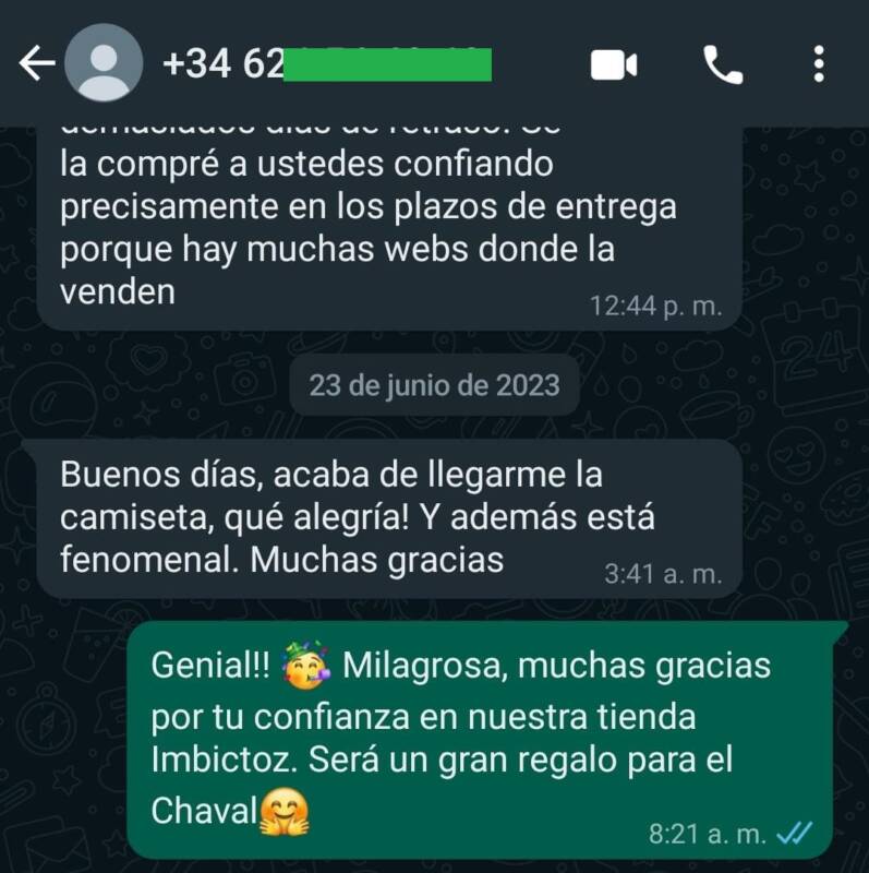 cliente satisfecho