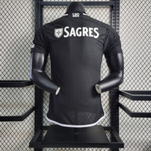 camiseta benfica negra 2024 dorsal