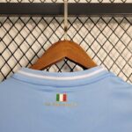 camiseta lazio 2024 cuello anterior