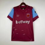 camiseta west ham 2024 manga