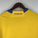 segunda equipacion boca juniors cuello anterior