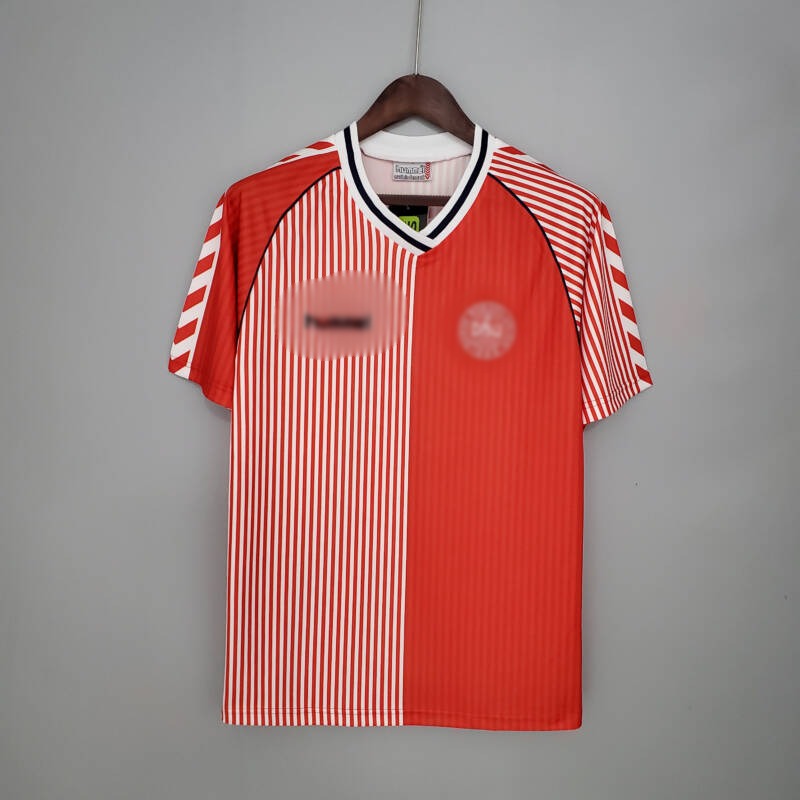 camiseta dinamarca 1986