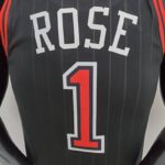 camiseta chicago bulls negro parte trasera