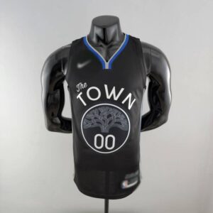 camiseta golden state warriors negra