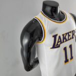 camiseta lakers blanca parte delantera diseño 1
