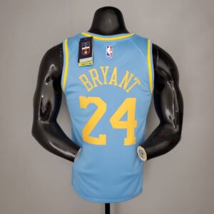 camiseta lakers celeste bryant 24 dorsal