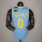 camiseta lakers celeste kuzma 0 dorsal